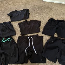 Scrub pants and tops