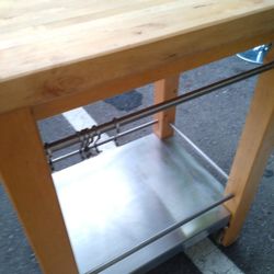 Wood Mobil Cutting Board 