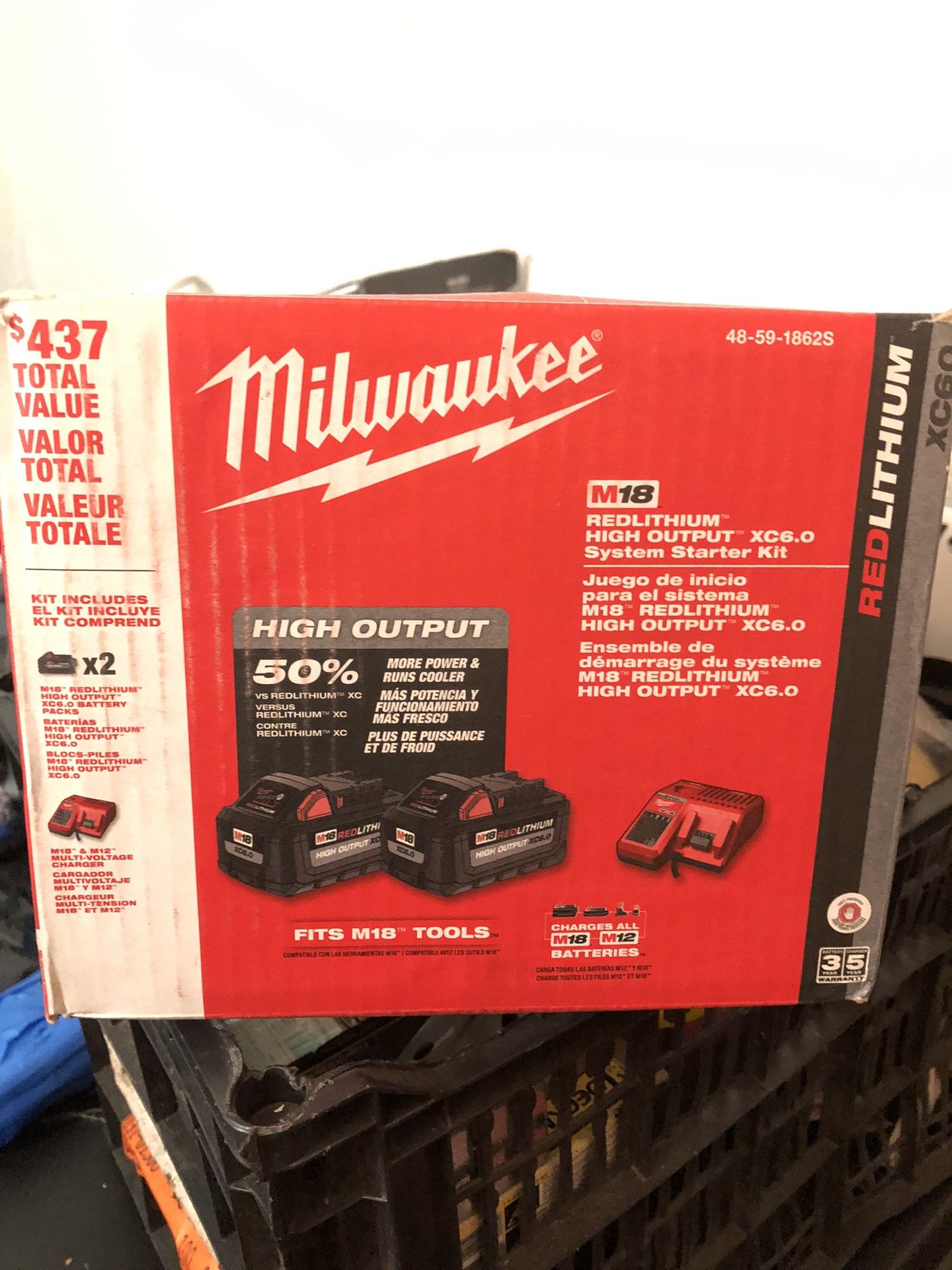 Milwaukee Battery Combo M18 6.0