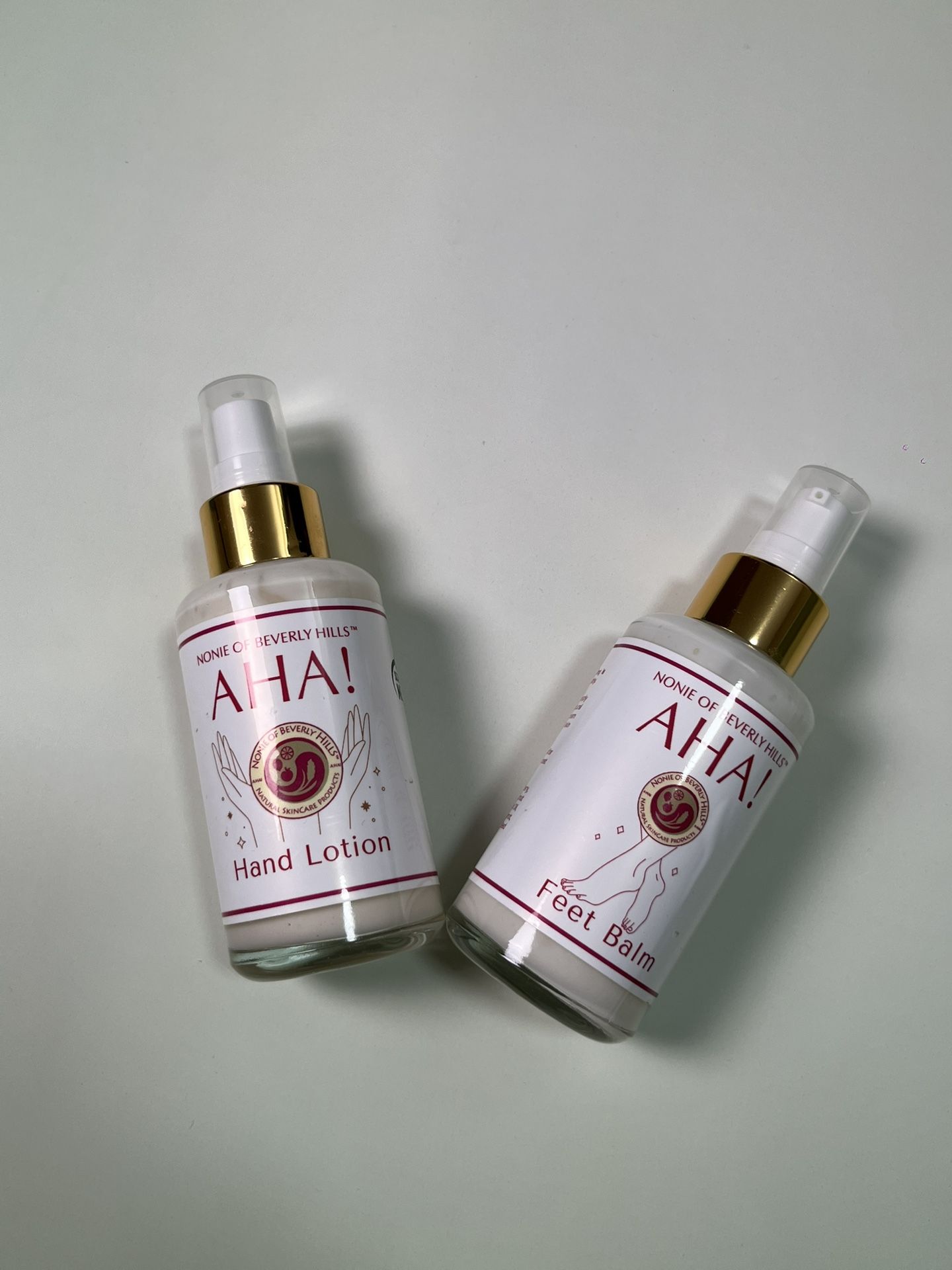Nonie of Beverly Hills β AHA! Hand Lotion & Feet Balm (Brand New) πΏβ¨