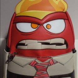 Loungefly Pixar INSIDE OUT ANGER Backpack Light Up Battery 🔋 OPERATED LIMITED EDITION ((2024))