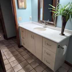 White Bathroom Vanity 