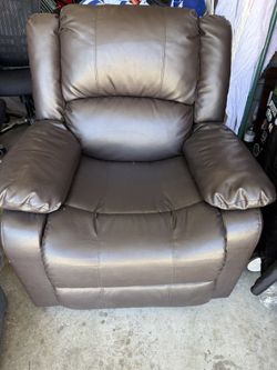 2 Brown Recliner $250