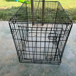 Small Dog Crate- Single Door Missing Tray