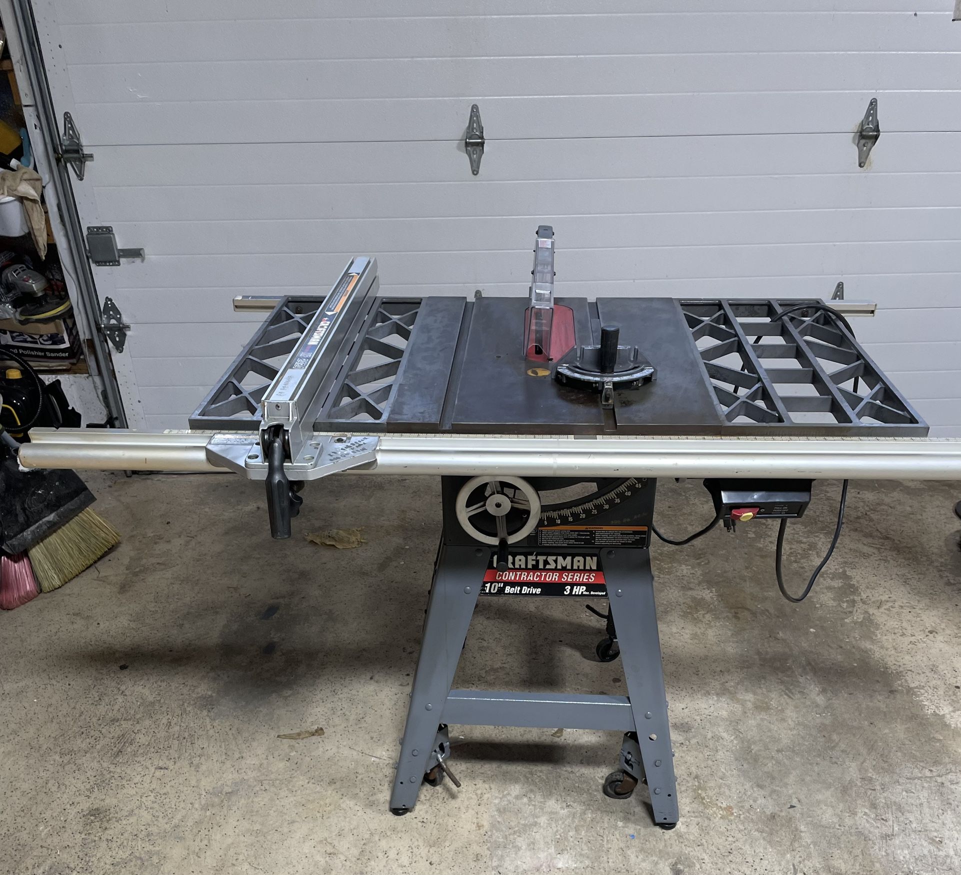 Sears Craftsman Table Saw 10 Inch contractor Series Belt Drive Table Saw Model Number 113.299410