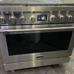  Frigidaire 36” gas Range Stainless steel