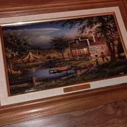Terry Redlin 'Summertime' painting w/ Certificate Of Originality (COO)