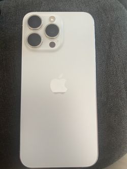 White iPhone pro max