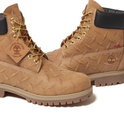 Supreme x Timberland Boots 9.5  (wheat) New 