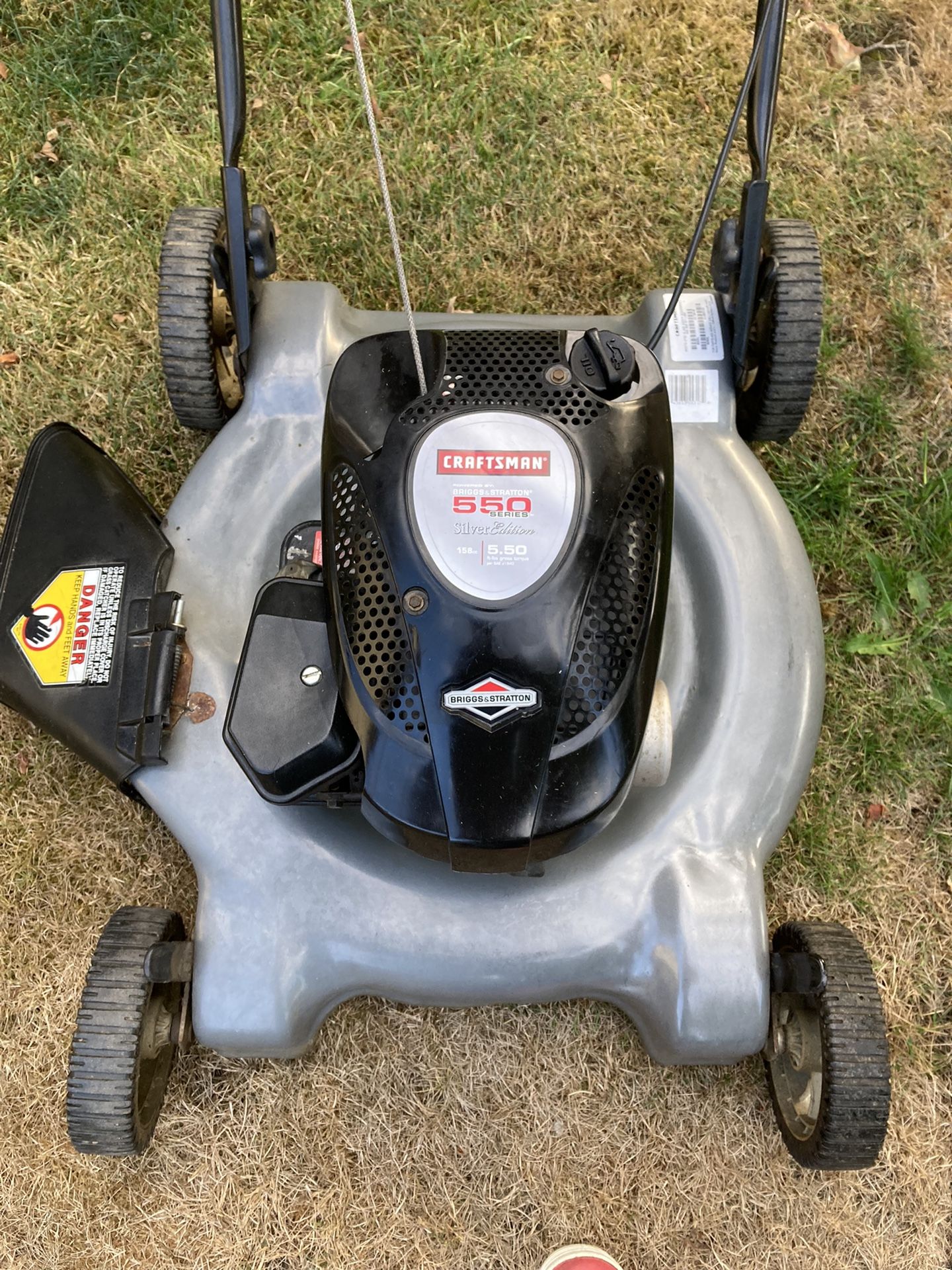 Craftsman 550 silver edition lawn mower shop