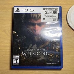 Wukong Black Myth Ps5