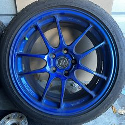 Enkei PF01 18x9 Rims Wheels