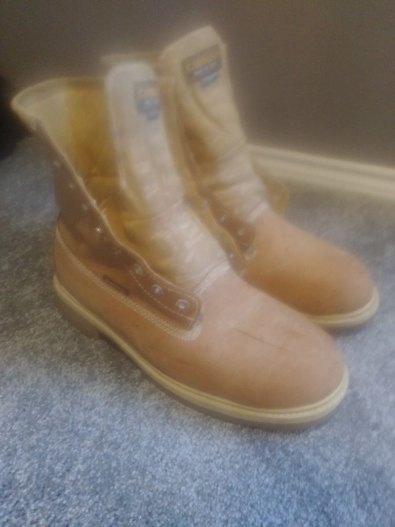 Carolina waterproof work boots size 13