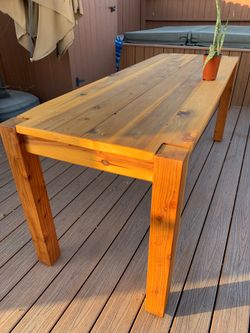 Handcrafted table (outdoor/indoor)