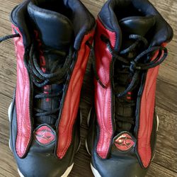 Jordan Pro Strong BG black and red boots size 6.5Y shoes