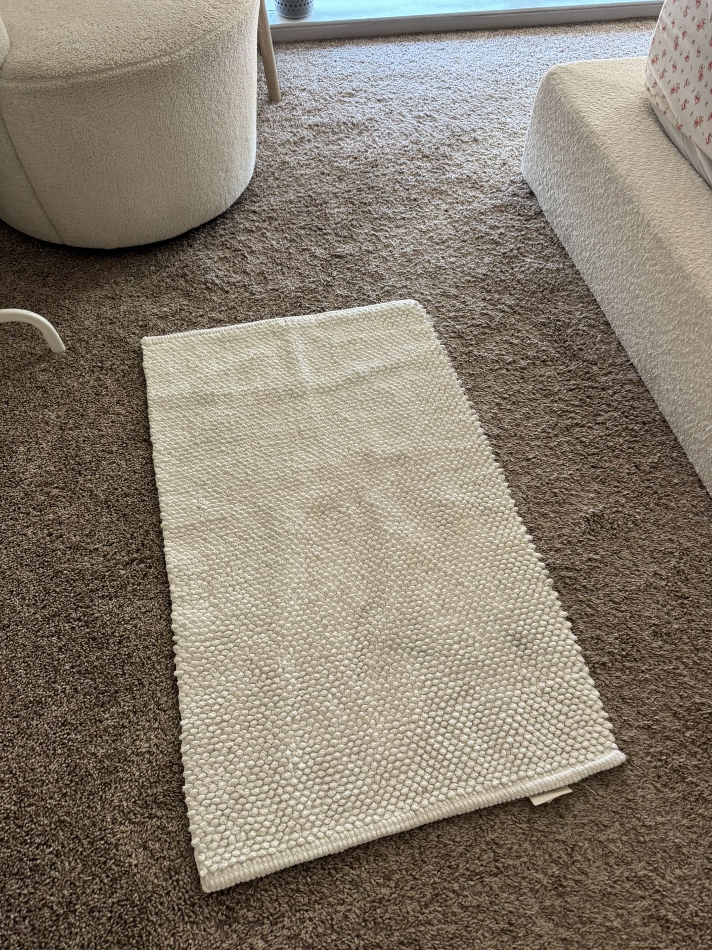 Casaluna White Bath Rug