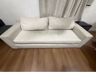 White/ Beige Used Couch