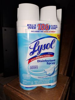 2 Lysol Spray $10