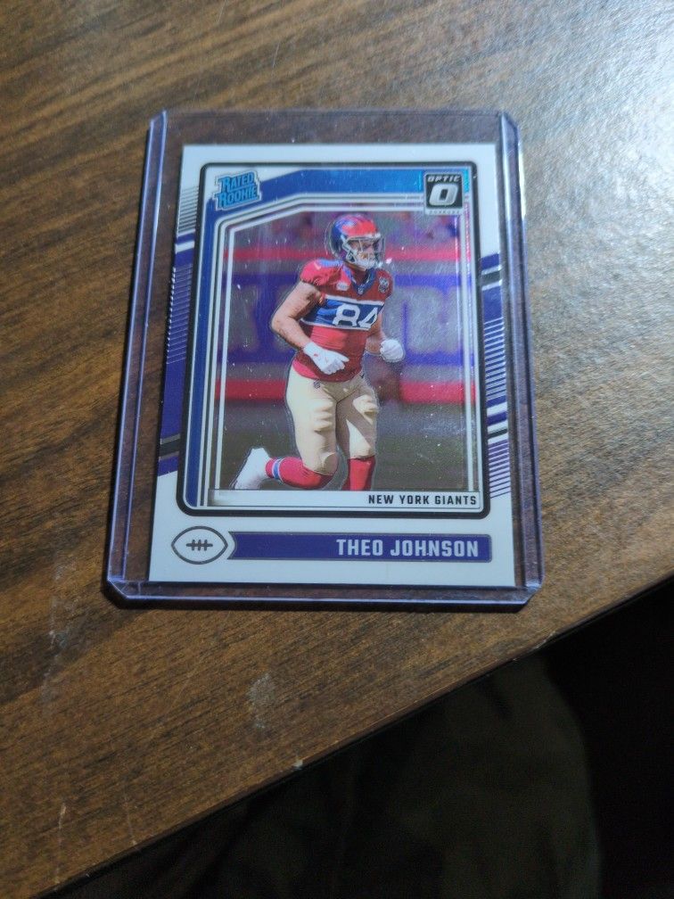 THEO JOHNSON FOOTBALL CARD 