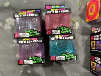 Authentic BNIB NEEDOH Nice Cube: glitter + glow