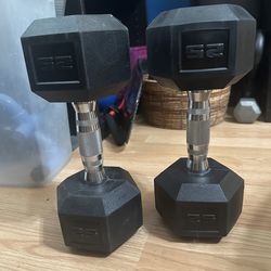 Dumbbells pair of 25’s