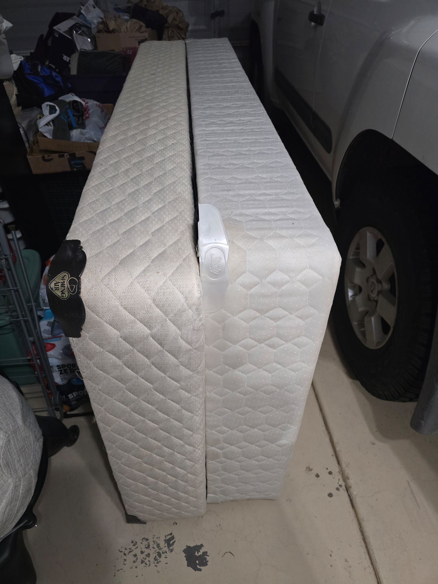 Free (2) Twin XL Box Springs