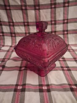 Large red glass