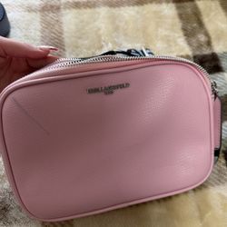 Karl Pink Side Bag