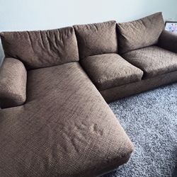 Century Furniture GREAT ROOM custom Sofa In Chocolate 