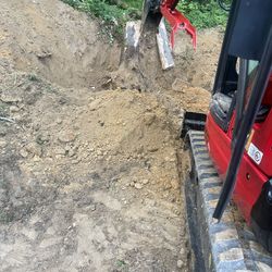 EXCAVATION SKID STEER DRAINING TRENCHING 