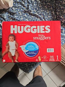 Huggies and Kirland diapers size 1 open boxes