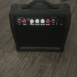 LyxPro 20-Watt Portable Guitar Amp in Black