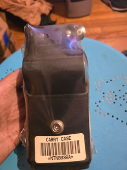 2 way radio carry case new with plastic around