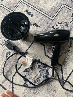 Revlon Black Hair Dryer with Diffuser