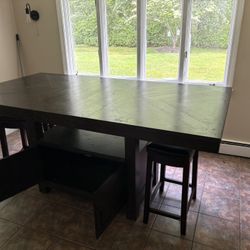 Table With Stools 