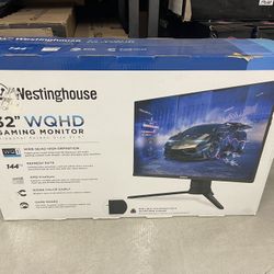 32” Curved Gaming Monitor 2K, Westinghouse, 144hz