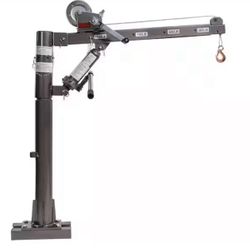  STARK USA 1100 lbs. Capacity 77 lbs. Hitch Class I Crane Hydraulic Hitch Lift Hoist with Hand Winch