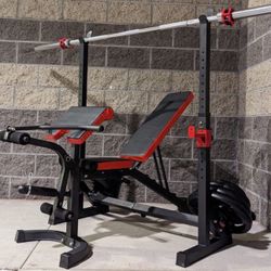Professional Bench, Bench Press, Adjustable Bench, Weights, Olympic Bars, Dumbbells.