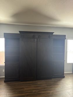 Barn Door Entertainment Center