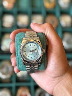 Seiko Mod: Ice Blue Datejust