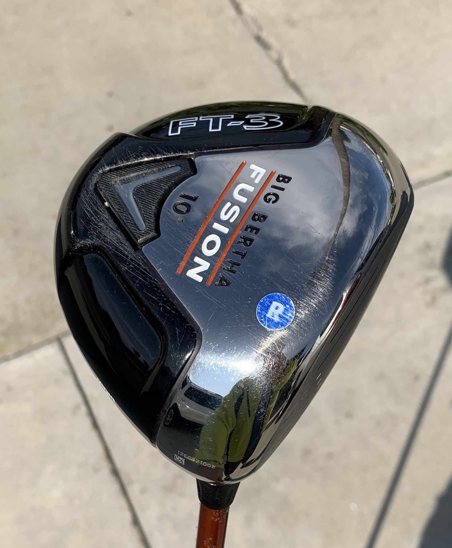 Callaway FT-3 Driver. Big Bertha Fusion reg flex