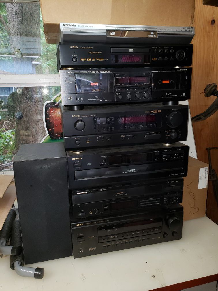 Stereo Equipment Denon Pioneer and Onkyo