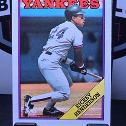 Ricky Henderson Topps 