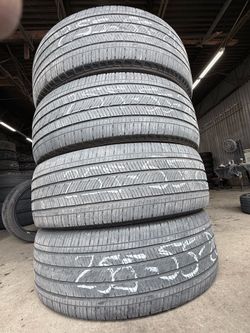 4 used 255/55/20 MICHELIN PRAMACY AS TIRES