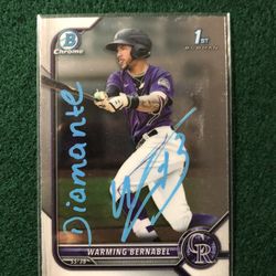 Warming Bernabel Rookie Card Auto