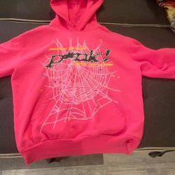 Spider Hoodie Pink