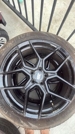 5x115 20in rims with tires