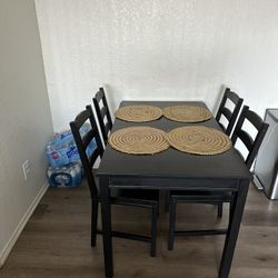 Dining Set Table With 4 Chairs 