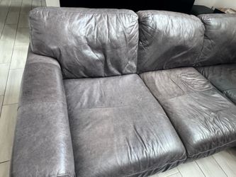 Italian Leather Sectional for sale