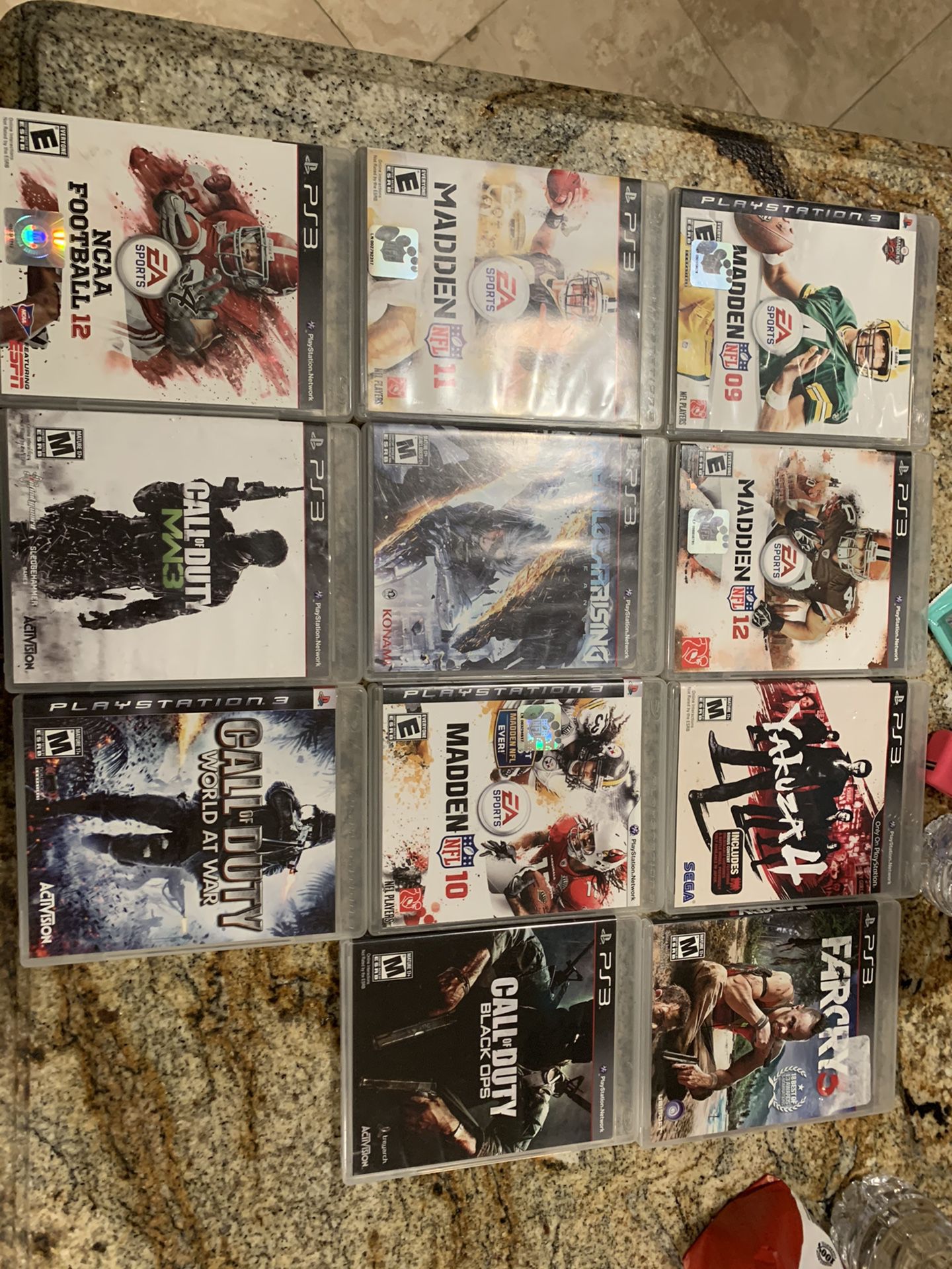 Xbox and ps3 games